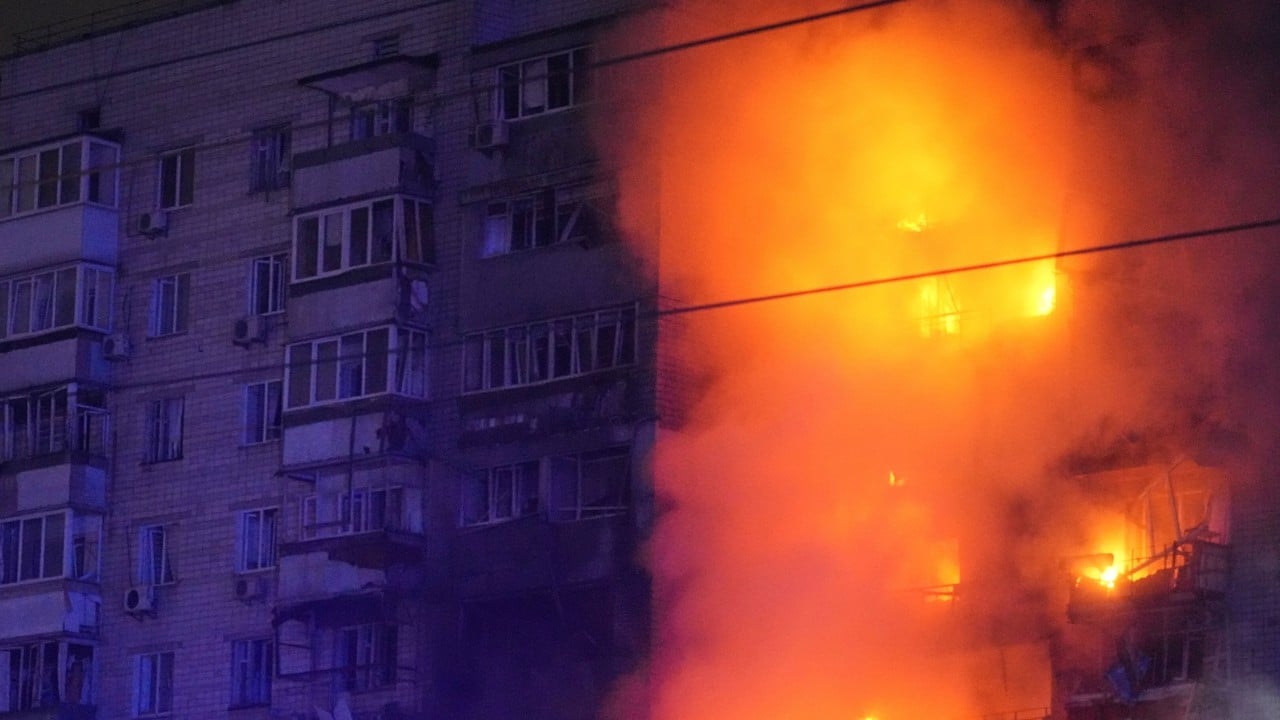 Russian drone strike kills 1 near Kyiv amid flurry of peace talks